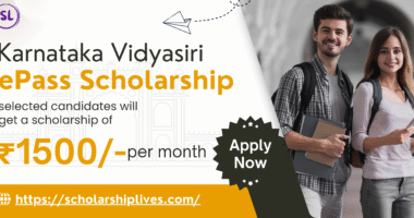 Karnataka Vidyasiri ePass Scholarship