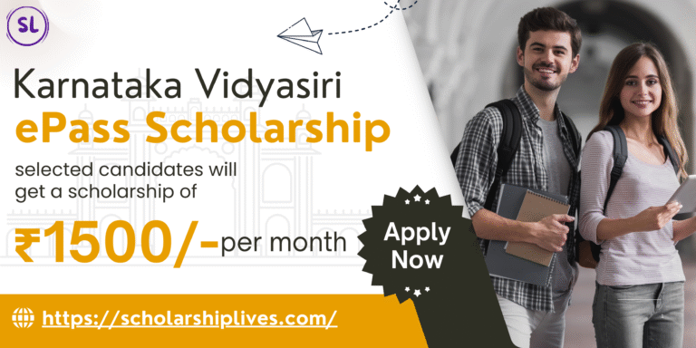 Karnataka Vidyasiri ePass Scholarship