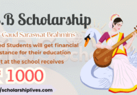 G.S.B Scholarship