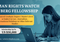Human Rights Watch Finberg Fellowship