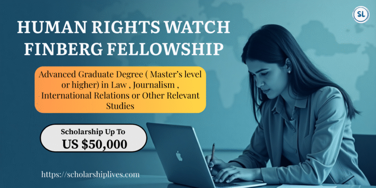 Human Rights Watch Finberg Fellowship