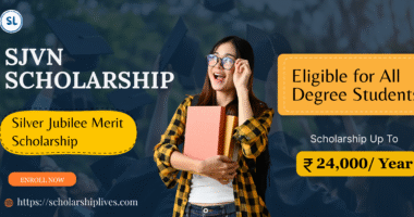 SJVN Silver Jubilee Merit Scholarship