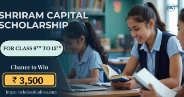 SHRIRAM CAPITAL Scholarship