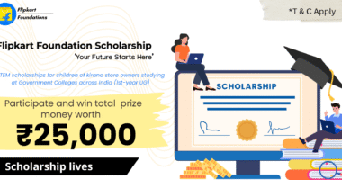 Flipcart Foundation Scholarship