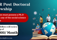 ICSSR Post Doctoral Fellowship